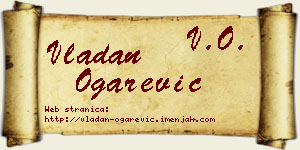 Vladan Ogarević vizit kartica